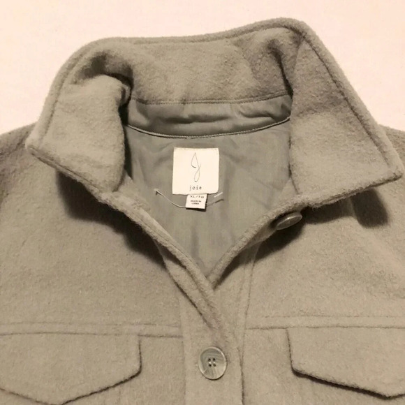 Joie Anthropologie Soft Fleece Boxy Shacket Womens Size  XL - Picture 3 of 16